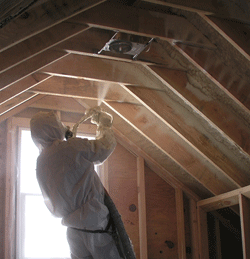 Sacramento CA attic spray foam insulation